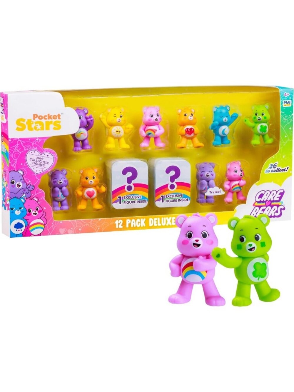 Mini Collectible Care Bear Figures 12-Pack, Blind Box Cute Plush Toys